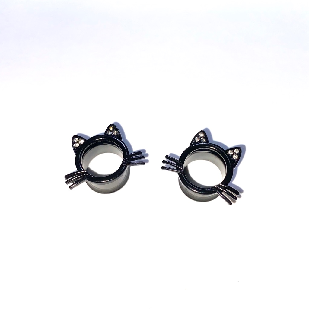 Cat Ear Gauge Plugs 96 14mm